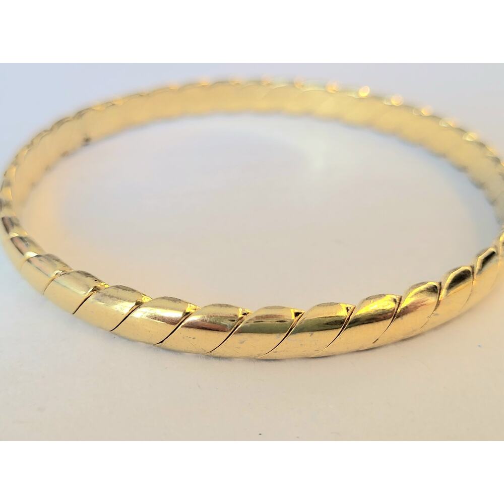 Monet Gold Bangle Vintage